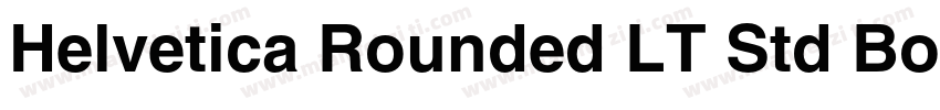 Helvetica Rounded LT Std Bold字体转换